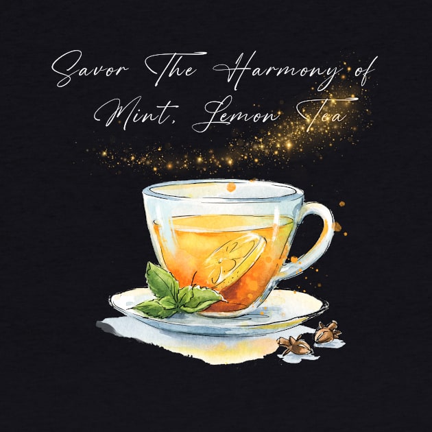 Savor the harmony of mint lemon tea! by Sura